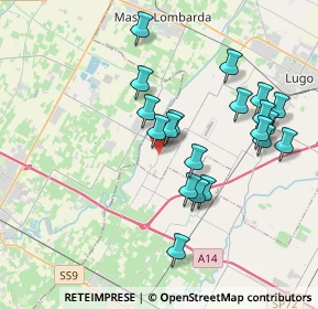 Mappa Via Pilastrino, 48032 Bagnara di Romagna RA, Italia (3.702)