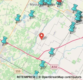 Mappa Via Pilastrino, 48032 Bagnara di Romagna RA, Italia (6.63)