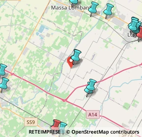 Mappa Via Pilastrino, 48032 Bagnara di Romagna RA, Italia (6.44)