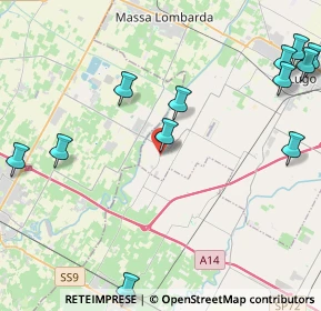 Mappa Via Pilastrino, 48032 Bagnara di Romagna RA, Italia (5.94923)