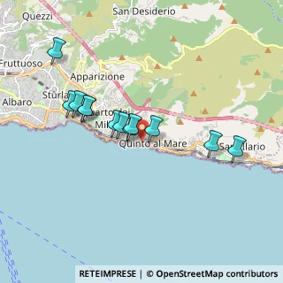 Mappa Via Monte Baldo, 16166 Genova GE, Italia (1.65833)