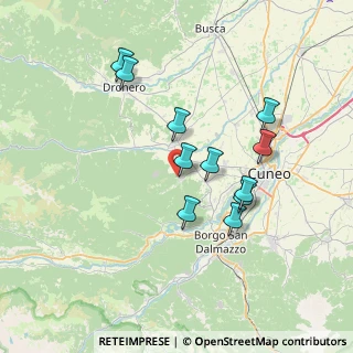 Mappa Via Vigne, 12010 Bernezzo CN, Italia (6.64455)