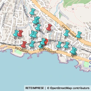 Mappa Via Quinto, 16166 Genova GE, Italia (0.2355)
