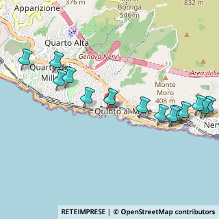 Mappa Via Quinto, 16166 Genova GE, Italia (1.21214)