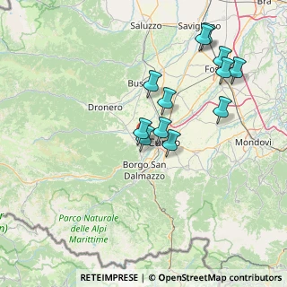 Mappa 12010 Cervasca CN, Italia (14.76417)