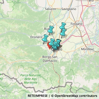 Mappa 12010 Cervasca CN, Italia (9.21273)