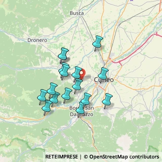 Mappa 12010 Cervasca CN, Italia (6.3625)
