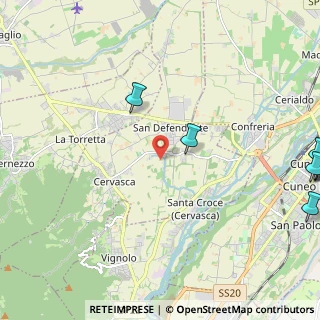 Mappa 12010 Cervasca CN, Italia (3.77182)