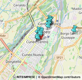 Mappa Via Massimo D'Azeglio, 12100 Cuneo CN, Italia (0.55077)