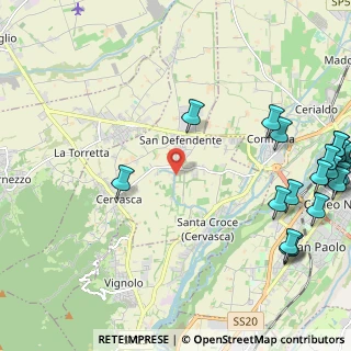Mappa Via Cuneo, 12010 Cervasca CN, Italia (3.3035)