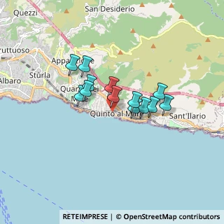 Mappa Via Tancredi Marchisio, 16166 Genova GE, Italia (1.25231)