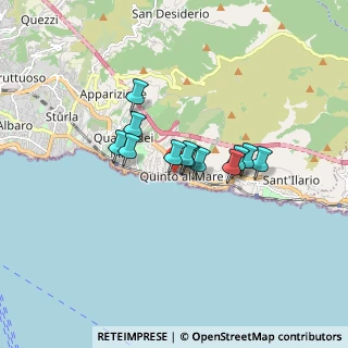 Mappa Via Tancredi Marchisio, 16166 Genova GE, Italia (1.13667)