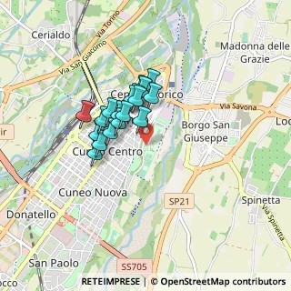 Mappa Piazzale Walther Cavallera, 12100 Cuneo CN, Italia (0.61833)
