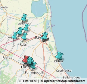 Mappa Via Dismano, 48124 Ravenna RA, Italia (17.108)