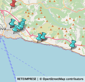 Mappa Via Maggiolo di Nervi, 16167 Genova GE, Italia (4.595)