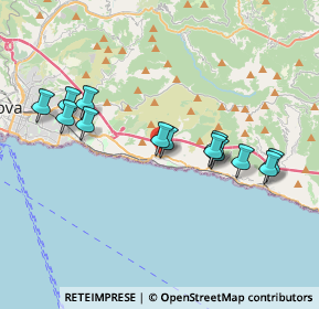 Mappa Via Maggiolo di Nervi, 16167 Genova GE, Italia (3.65462)