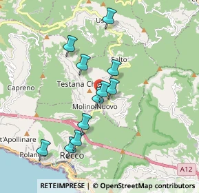 Mappa 16036 Avegno GE, Italia (1.64364)