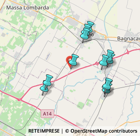 Mappa P.za Alberico Il Grande, 48032 Barbiano RA, Italia (3.805)