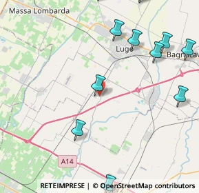 Mappa P.za Alberico Il Grande, 48032 Barbiano RA, Italia (5.77417)