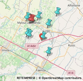 Mappa P.za Alberico Il Grande, 48032 Barbiano RA, Italia (6.68545)