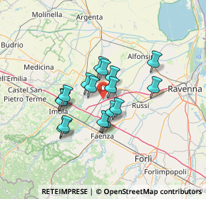 Mappa 48032 Barbiano RA, Italia (10.10353)