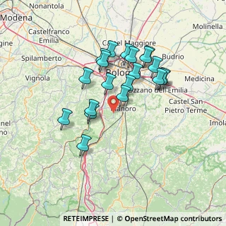Mappa Via di Montelungo, 40065 Pianoro BO, Italia (12.7345)