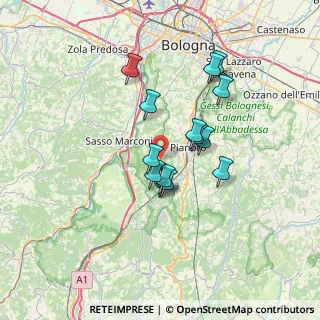 Mappa Via di Montelungo, 40065 Pianoro BO, Italia (5.58929)