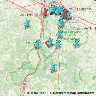 Mappa Via Montelungo, 40065 Pianoro BO, Italia (9.513)