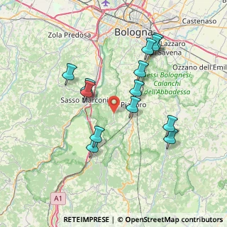 Mappa Via Montelungo, 40065 Pianoro BO, Italia (7.20923)