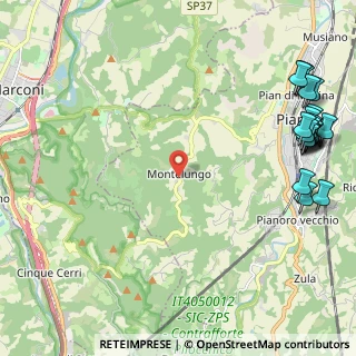 Mappa Via di Montelungo, 40065 Pianoro BO, Italia (3.2675)