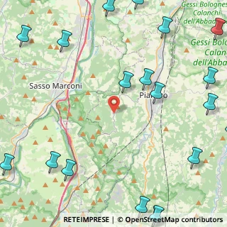 Mappa Via Montelungo, 40065 Pianoro BO, Italia (7.277)