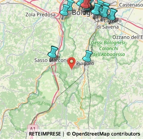 Mappa Via Montelungo, 40065 Pianoro BO, Italia (11.3455)