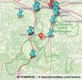 Mappa Via di Montelungo, 40065 Pianoro BO, Italia (9.489)