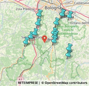 Mappa Via di Montelungo, 40065 Pianoro BO, Italia (6.86933)