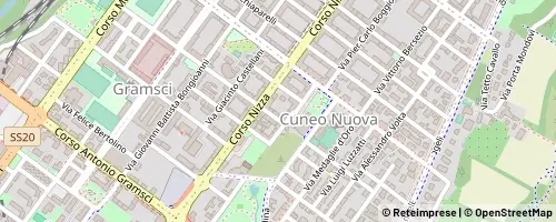 Mappa Cuneo