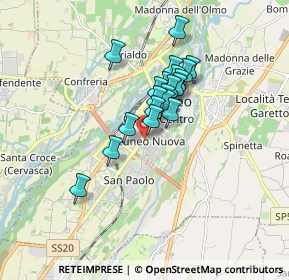 Mappa Via Ettore Rosa, 12100 Cuneo CN, Italia (1.2245)