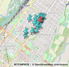 Mappa Via Ettore Rosa, 12100 Cuneo CN, Italia (0.285)