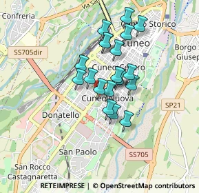 Mappa Via Ettore Rosa, 12100 Cuneo CN, Italia (0.657)