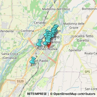 Mappa Corso Vittorio Emanuele Secondo, 12010 Cuneo CN, Italia (0.93)