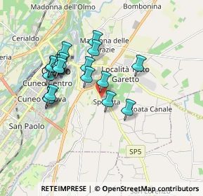 Mappa Via Spinetta, 12100 Cuneo CN, Italia (1.68)