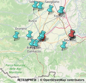 Mappa Via Spinetta, 12100 Cuneo CN, Italia (15.56647)