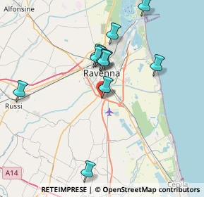 Mappa P.za Giorgio Ambrosoli, 48124 Ravenna RA, Italia (7.07583)