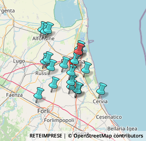 Mappa P.za Giorgio Ambrosoli, 48124 Ravenna RA, Italia (10.9955)