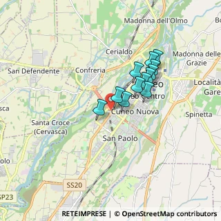 Mappa Via Tiziano, 12100 Cuneo CN, Italia (1.33583)