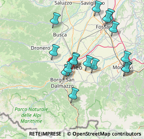 Mappa Via Dante Livio Bianco, 12100 Cuneo CN, Italia (14.68313)