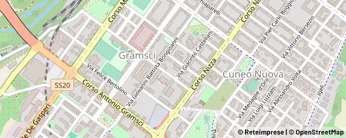 Mappa Cuneo