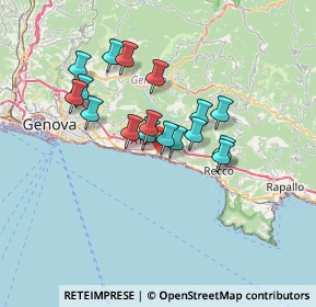 Mappa 16031 Bogliasco GE, Italia (5.57941)
