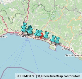 Mappa 16031 Bogliasco GE, Italia (9.68231)