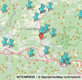 Mappa Corso Guglielmo Marconi, 17014 Cairo Montenotte SV, Italia (5.6795)