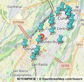 Mappa Via Giovanni Battista Bongioanni, 12100 Cuneo CN, Italia (1.0835)